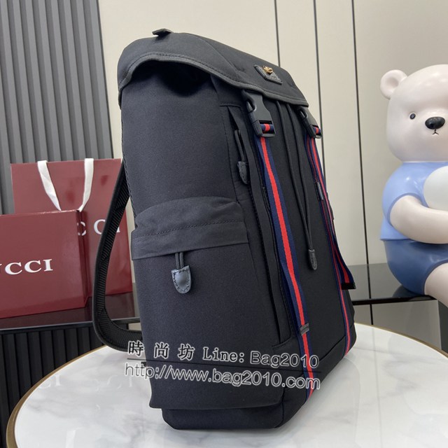 Gucci專櫃古馳最新款男士背包雙肩包 jh2400型號：429037
